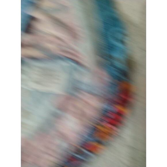 DouBCQ Pocketed Knee Length Dress Small Multicolor Boho Artsy Medallion - Picture 9 of 10